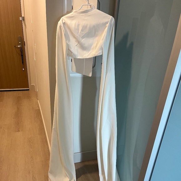 Bridal Shawl/ Wrap Ivory White - wedding and other special occasions - Picture 5 of 9